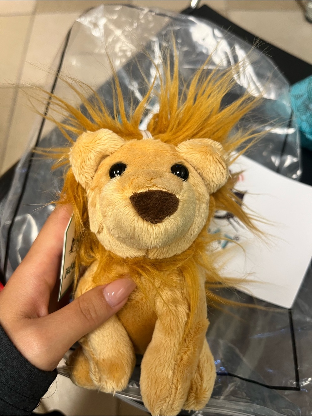 Jellycat Bashful Lion Bag Charm